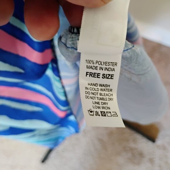 Woman's Dress Multi Color India Boutique free size 100% polyester casual - Picture 6 of 8